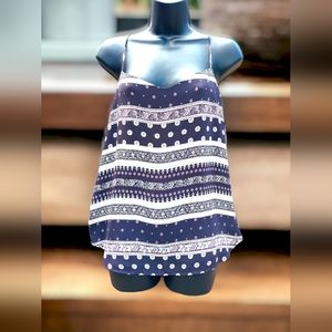 Loft Floaty Strappy Cami with Racerback, NWOT